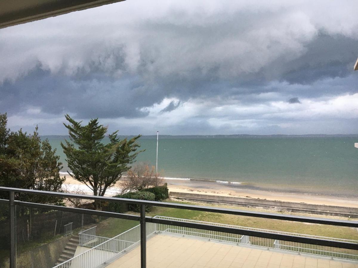 L'Ocean Vue Bassin 1Ere Ligne Plage Pereire Vue Mer Arcachon Exterior photo